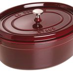 Staub 33 Cm Bordo Oval Döküm Tencere