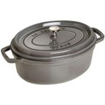 Staub 405093200 Oval 31 cm Gri Döküm Tencere