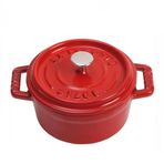 Staub 405097990 10 cm Kırmızı Yuvarlak Tencere
