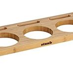 Staub Ahşap 3lü Mini Tencere Standı