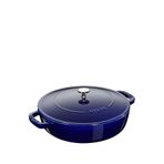 Staub Chistera Koyu Mavi Döküm Sote Tenceresi 28 Cm - Lacivert