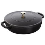 Staub Chıstera Yagmur Efektli 28 cm Döküm Tencere