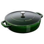 Staub Chistera Yağmur Efektli Kapaklı 24 cm Döküm Tencere
