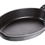 Staub Döküm 24 cm Graft Gri Oval Sahan
