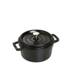 STAUB Döküm Tencere 20 cm Siyah