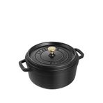Staub Döküm Tencere 24 Cm - Siyah