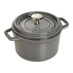 Staub Döküm Tencere Yuvarlak 14 cm Grafit Gri