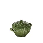 Staub Enginar Desenli Cocotte Seramik Kase - Yeşil