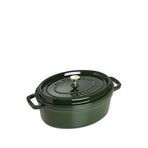 Staub Fesleğen Oval Döküm Tencere 29 Cm - Yeşil