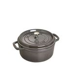 Staub Grafiti Döküm Tencere 18 Cm - Gri