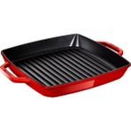 Staub La Cocotte 28 cm Kiraz Döküm Demir Izgara Tava