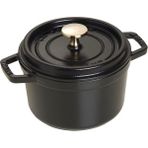 Staub La Cocotte Döküm Tencere Siyah 16Cm