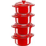 Staub Mini Cocotte Set 4'lü Yuvarlak Ceramic Tava Setleri