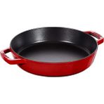 Staub POELE 2 ANSES CERISE 26 cm Döküm Izgara Tava