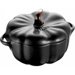 Staub Seramik Balkabağı Kase Siyah 12Cm