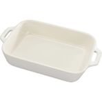 Staub Seramik Dikdörtgen Fırın Kabı 34 x 24 cm Beyaz