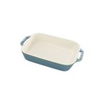 Staub Seramik Fırın Kabı 27x20 cm Antik Turkuaz - Mavi