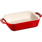 Staub Seramik Fırın Kabı Kırmızı 27x20 cm Dayanıklı Malzeme ile Şık Tasarım