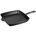 Staub Siyah 30 cm Döküm Demir Amerikan Izgara Tava