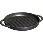 Staub Yuvarlak Grill 26 cm Siyah Tava