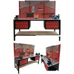 STAXX POWER 2 Mt 6 Çekmeceli Dayanıklı Takım Dolabı İçi Dolu Tam Donanımlı Takım Tezgahı 320 Parça Full