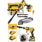 Staxx Power 21500WH Kömürsüz Titanyum Motorlu Çift Akülü Yüksek Basınçlı Oto Araç Bahçe Yıkama Tabancası Seti