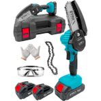 Staxx Power 21V 3AH Otomatik Seri Çift Akülü 12 cm Pala Dal Budama Bıçkı Makinası Seri Kullanım