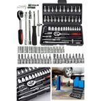 Staxx Power CRV46 46 Parça Otomatik Cırcırlı 1/4" Lokma Takımı