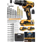 Staxx Power Fast 25+3 Metal Dişli Çelik Mandren 21700V-Lion Çift Akülü Darbeli Vidalama Matkap