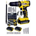 Staxx Power STX1069 24V Çift Akülü Şarjlı Vidalama Çantalı Set Darbeli Matkap
