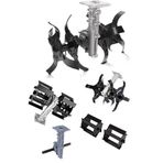Staxx Power Super Seri 2'li Muhteşeme Çapalama ve Toprak Eşeleme Tek Gövde 26-28MM 9diş Uygun Tırpan Başlığı Set