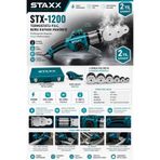 Staxx Power Termostatlı Pvc Boru Kaynak Makinesi 1000W Profesyonel Pprc Kaynak Seti 20-63MM 6pafta Metal Çantalı