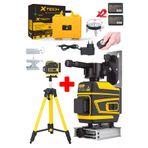 Staxx Power Xtech 12 Köşe 360 Derece Yatay Dikey Çapraz Çizgi Kumandalı Ve Çantalı Lazer Metre Hizalama + Tripot