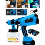 Staxx Power Yüksek Basınçlı Boya Ilaç Dezenfektan Püskürtme Makinesi Şarjlı Akülü Sprey Boya Tabancası Bakır - 0,5 mm