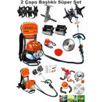 Staxx STX1400 14Hp Benzinli Çim Ot Biçme Sırt Tipi Tırpan Seti