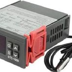 Stc-1000 Sıcaklık Termostatı 12v 10a Isıtıcı Soğutucu Dijital Ekran 10k Ntc Sıcaklık Sensörü Kuluçk