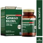Std Nutraxin Ginkgo Biloba 120 Mg 60 Tablet ( Teklidir ) - Aromasız