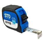 STD PRO Şerit Metre, 10m Uzunluk, 25mm Genişlik, Pratik ve Dayanıklı Tasarım, İnşaat ve Tadilat için