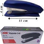 Std Zımba Makinesi Mavi S-5 Stapler No:10 1 Adet Küçük Zımba Makinası 10-15 Sayfa Ofis Büro Okul Öğrenci Küçük Boy - Standart