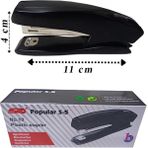 Std Zımba Makinesi Siyah S-5 Stapler No:10 1 Adet Küçük Zımba Makinası 10-15 Sayfa Ofis Büro Okul Öğrenci Küçük Boy - Standart