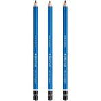Steadtler Mars Lumograph Dereceli Kalem Öğrenci Eskiz Seti No: 4b-4h-Hb - Karışık-Çok Renkli - standart