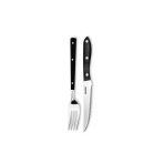 Steak / Biftek Bicagi & Catal Seti 12 Cm Sıyah - 41085