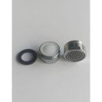 STECELL Tasarruflu Lavabo Musluk Batarya Başlığı / Evye & Lavabo Su Tasarruf Aparatı & Musluk Ucu Krom - Beyaz