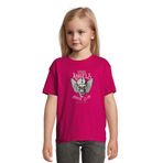 Steel Angels Biker Skull Çocuk Bisiklet Yaka Pamuklu Tişört Small