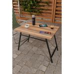 Steel Design Metal Ayaklı Katlanır Kamp Balkon Bahçe Piknik Masa Sehpa