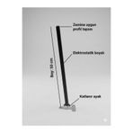 steel desing 4 adet Katlanır Metal Yer Sofrası Ayağı Metal Masa Ayak Seti Portatif Masa ayağı sehpa ayağı
