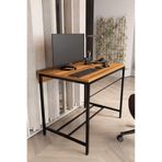 steel desing Metal Ayaklı Çalışma Masası, Modern Bilgisayar & Ofis Masası,90x60 cm Atlantik Çam