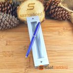Steel Pen Metal Mavi Tükenmez Kalem
