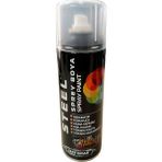 Steel Sprey Boya 400 ml Dekoratif Boya Graffiti Duvar Boyası Mobilya Boyası Metal Boyası 1 Adet - Mat Siyah