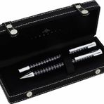 Steelpen 1008 Active Siyah Dolma-Tükenmez Kalem Seti